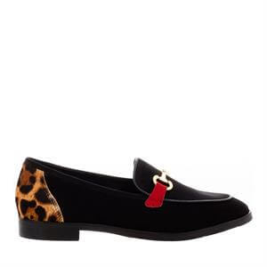 Carl Scarpa Grace Leopard Snaffle Loafers